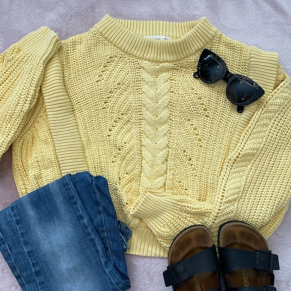 MNG 100% Cotton Jumper in Sunshine Yellow - Picture 3 of 5